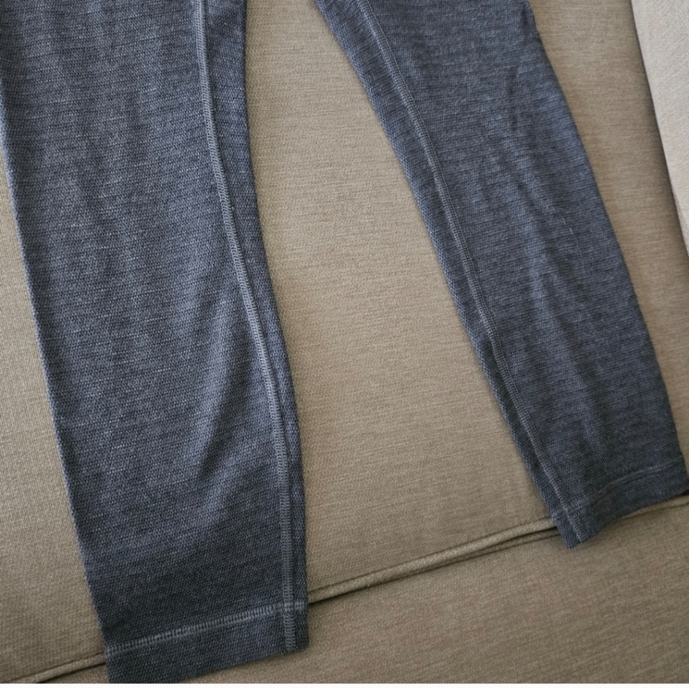 Lululemon leggings size 6 gray crop variegated knit - Picture 8 of 12